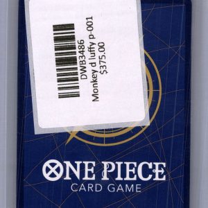 Monkey D Luffy p-001, One Piece Singles One Piece trading card - alternate view