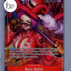 Belo Betty OP05-015 R alt art, One Piece Singles One Piece trading card
