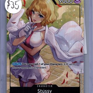 Stussy OP07-085 SR alt art, One Piece Singles One Piece trading card