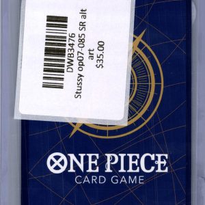 Stussy OP07-085 SR alt art, One Piece Singles One Piece trading card - alternate view