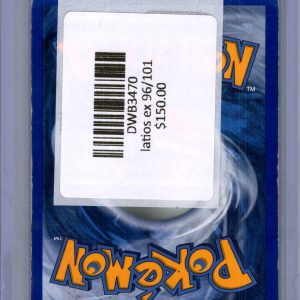 Latios ex 96/101, Vintage Single Pokemon card - alternate view