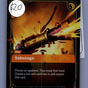 Sabotage 156/298, Riftbound Singles Riftbound trading card