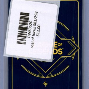Seal of Focus 081/298, Riftbound Singles Riftbound trading card - alternate view