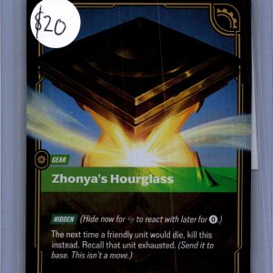 Zhonya Hourglass 077/298, Riftbound Singles Riftbound trading card