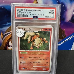 Arcanine-Holo 010/090 PSA 9, Graded Cards Pokemon card
