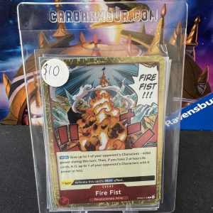 Fire Fist op05-019 R x 4 cards, One Piece Playset One Piece trading card