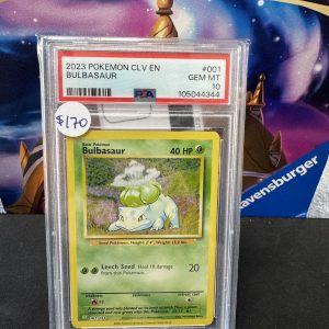 Bulbasaur 001/034 PSA 10, Graded Cards Pokemon card