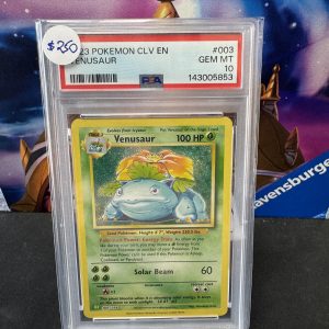 Venusaur 003/034 PSA 10, Graded Cards Pokemon card
