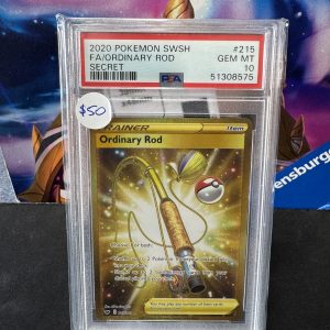 Ordinary Rod 215/202 PSA 10, Graded Cards Pokemon card