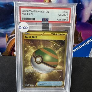 Nest Ball 255/198 PSA 10, Graded Cards Pokemon card