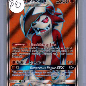 Lycanroc GX 138/145, Guarding Rising Pokemon card