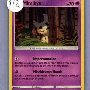 Mimikyu 96/236, Cosmic Eclipse Pokemon card
