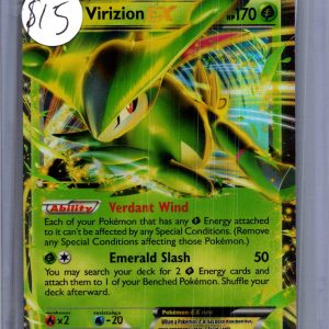 Virizion EX 9/101, Plasma Blast Pokemon card