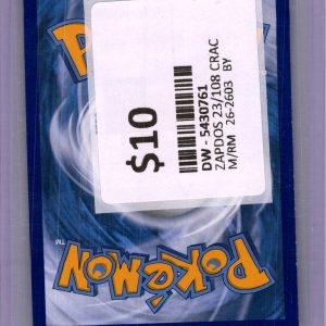 Zapdos 23/108 Cracked Ice, Roaring Skies Pokemon card - alternate view