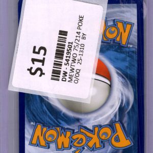 Mewtwo 75/214 Cracked Ice, Unbroken Bonds Pokemon card - alternate view
