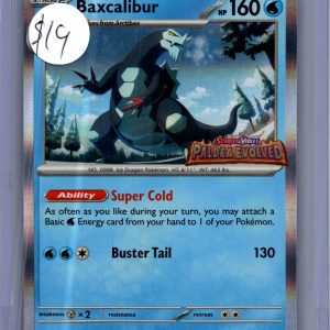 Baxcalibur 019, Promo Pokemon card