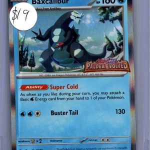 baxcalibur 019 Pokemon card