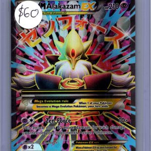 M Alakazam EX 118/124, Fates Collide Pokemon card