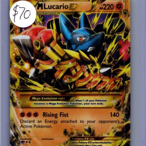 M Lucario EX 113/111, Furious Fists Pokemon card