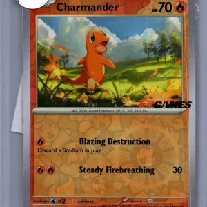 Charmander 004 eb games, Promo Pokemon card