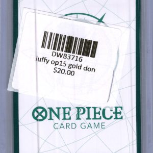 Luffy OP15 gold don, One Piece Singles One Piece trading card - alternate view