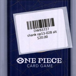 Shank OP13-028 alt, One Piece Japanese Singles One Piece trading card - alternate view