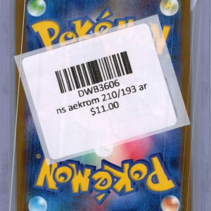 Ns Zekrom 210/193 AR, Japanese Singles Pokemon card - alternate view