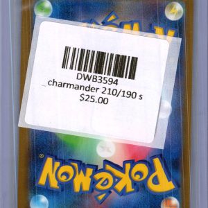 Charmander 210/190 s, Japanese Singles Pokemon card - alternate view