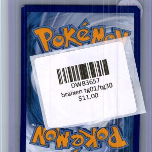 braixen tg01/tg30 Pokemon card - alternate view