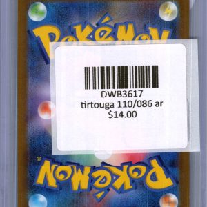 Tirtouga 110/086 AR, Japanese Singles Pokemon card - alternate view