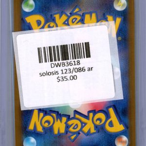 Solosis 123/086 AR, Japanese Singles Pokemon card - alternate view