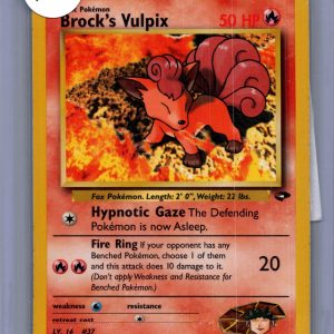 Brocks Vulpix 37/132, Vintage Singles Pokemon card