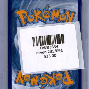 Arven 235/091, Paldean Fates Pokemon card - alternate view