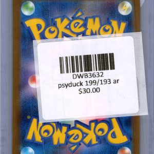 psyduck 199/193 ar Pokemon card - alternate view