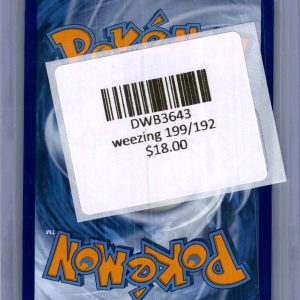 Weezing 199/192, Destined Rivals Pokemon card - alternate view