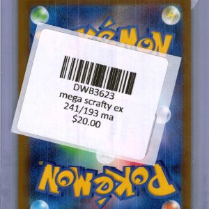 Mega Scrafty EX 241/193 SAR Pokemon card - alternate view