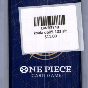 Koala OP09-103 alt, One Piece Japanese Singles One Piece trading card - alternate view