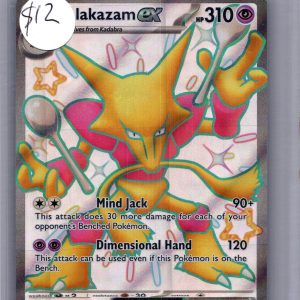 Alakazam ex 215/091, Paldean Fates Pokemon card
