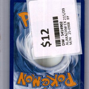 Alakazam ex 215/091, Paldean Fates Pokemon card - alternate view