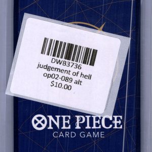 Judgement of Hell OP02-089 alt, One Piece Japanese Singles One Piece trading card - alternate view