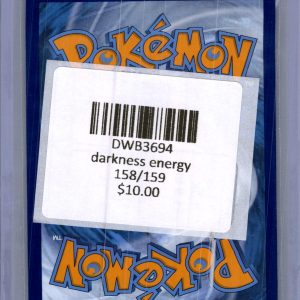 Darkness Energy 158/159, Crown Zenith Pokemon card - alternate view