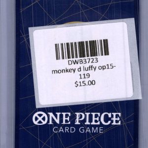 Monkey D Luffy op15-119, One Piece Japanese Singles One Piece trading card - alternate view