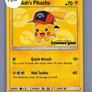 Ash's Pikachu SM111, PROMO Pokemon card
