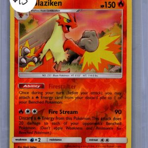 Blaziken 6/70 Reverse Holo, Dragon Majesty Pokemon card