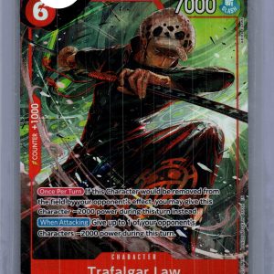 Trafalgar Law PRB02-002 SR Alt Art, PRB02 One Piece trading card