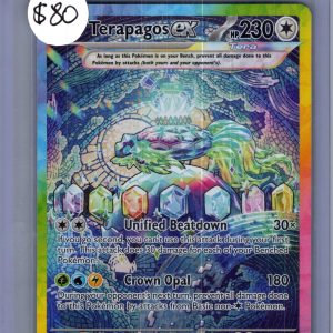 Terapagos EX 170/142, Stellar Crown Pokemon card