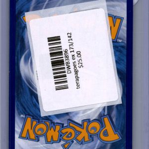 Terapagos EX 173/142, Stellar Crown Pokemon card - alternate view