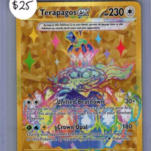 Terapagos EX 173/142, Stellar Crown Pokemon card