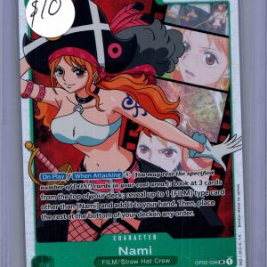 Nami OP02-036, One Piece Singles One Piece trading card