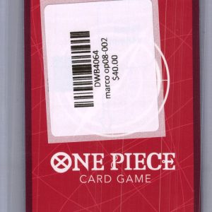 Marco OP08-002, One Piece Singles One Piece trading card - alternate view
